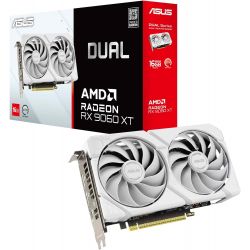 CARTE GRAPHIQUE ASUS DUAL RX 9060 XT WHITE EDITION - O16G