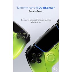 MANETTE PS5 DUALSENSE Remix Green
