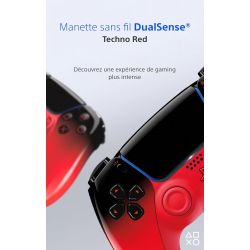 MANETTE PS5 DUALSENSE Techno Red