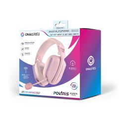 CASQUE ONIVERSE GAMING SANS FIL POLARIS - Aurora Pink (MULTIPLATEFORME)
