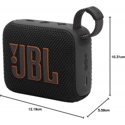 Haut parleur JBL Pro ultra-portable JBL GO4 - Black