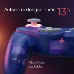 Manette Sans fil Bluetooth Foenix Supreme Ultra Violet (Nintendo Switch 2 / Switch / Gamecube / Wii / PC)