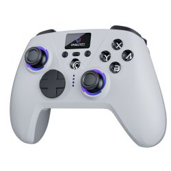 Manette avec Écran Bluetooth Aura - Radiant White (Nintendo Switch 2 / Switch / PC / Mobile)