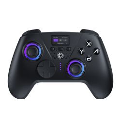 Manette avec Écran Bluetooth Aura - Void Black (Nintendo Switch 2 / Switch / PC / Mobile)