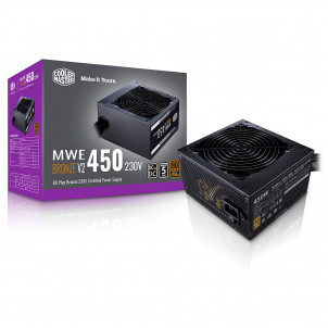 ALIM COOLER MASTER MWE 450W 80+ BRONZE V2