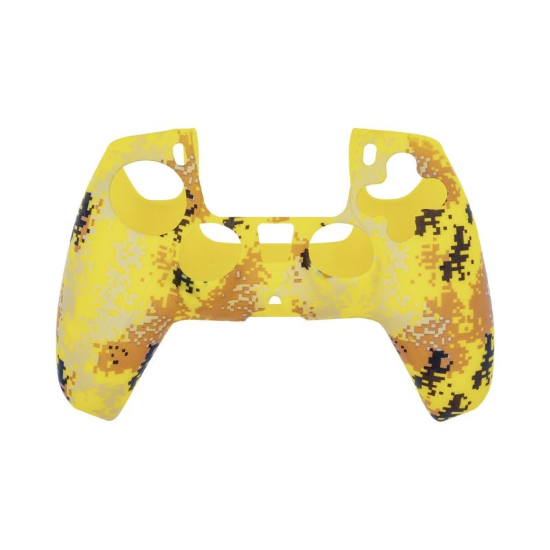 PROTECTION EN SILICONE POUR MANETTE PS5 DUALSENSE - RACING JAUNE