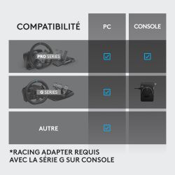Boite de vitesse et frein à main LOGITECH G RS