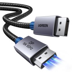 Câble Displayport 2.1 UGREEN - 3M 16K 60Hz 8K 60Hz 80Gbps VRR eARC Dolby HDCP2.3