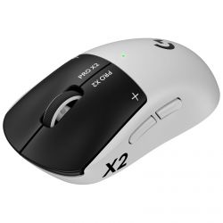 SOURIS GAMING SANS FILLOGITECH - G PRO X 2 SUPERSTRIKE LIGHTSPEED WIRELESS - NOIR/BLANC