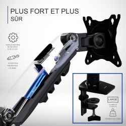 SUPPORT ECRAN Invision BRAS A GAZ ORIENTABLE 1 ECRANS 19-32 POUCES B09963RQ6Y