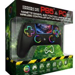 MANETTE PS5 PRO BLACK -INFECTED SERIES- RGB WIRELESS