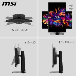 ECRAN GAMING 27" MSI MAG 271QP QD-OLED X24 QD-OLED QHD 240Hz 0.03ms HDR400 Adaptive-Sync