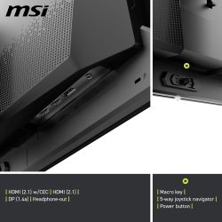 ECRAN GAMING 27" MSI MAG 271QP QD-OLED X24 QD-OLED QHD 240Hz 0.03ms HDR400 Adaptive-Sync