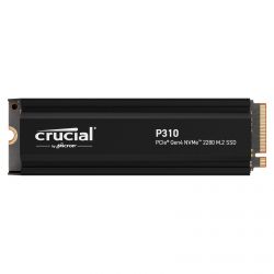 SSD NVME CRUCIAL P310 1To (1000 go) PCIE GEN4 2280 + radiateur ( compatible PS5)