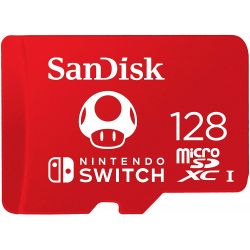 CARTE MICRO SDXC SANDISK 128GB NINTENDO SWITCH MARIO