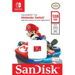 CARTE MICRO SDXC SANDISK 128GB NINTENDO SWITCH MARIO