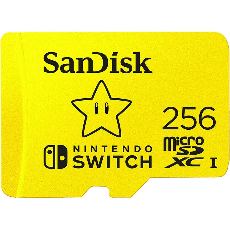 CARTE MICRO SDXC SANDISK 256GB ETOILE SWITCH