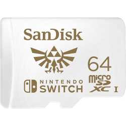 CARTE MICRO SDXC SANDISK ZELDA 64GO NINTENDO SWITCH