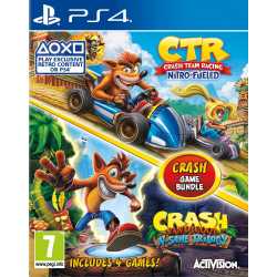 CRASH TEAM RACING + CRASH BANDICOOT - N SANE TRILOGY ( 4 JEUX) PS4