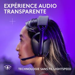 CASQUE LOGITECH G321 Lightspeed, Bluetooth sans Fil HEADSET - Noir