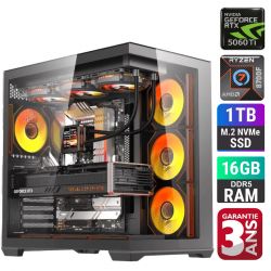 PC GAMER SOLARIS RTX 5060TI AM5 R7