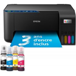 Imprimante Multifonction EPSON ECOTANK ET-2861 A4 WIFI USB NOIRE 3 en 1