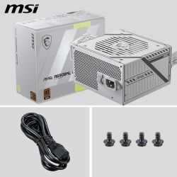 ALIMENTATION MSI MAG A650BNL - 650W 80+ BRONZE - WHITE