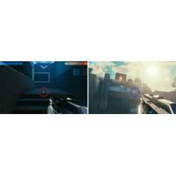 AI Crosshair — Viseur intelligent qui change de couleur quand le point de visee se confond avec l'arriere-plan.