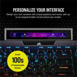 iCUE NEXUS détail — Vue du produit iCUE NEXUS Companion Touch Screen.