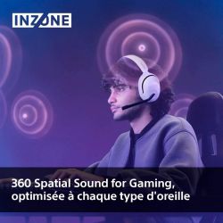 CASQUE GAMING SANS FIL SONY INZONE H5 (PC & PS5) Blanc