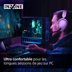 CASQUE GAMING SANS FIL SONY INZONE H5 (PC & PS5) Blanc
