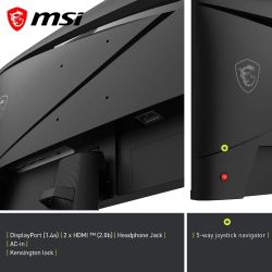 Ecran gamingMSI MAG 27" WQHD 274QF E20 IPS