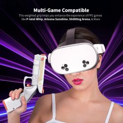 Gun AMVR VR G-Un Stock Compatible avec Quest 3s/Quest 3