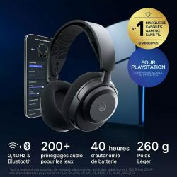 CASQUE GAMING SteelSeries Arctis Nova 3X Wireless (MULTI) Noir