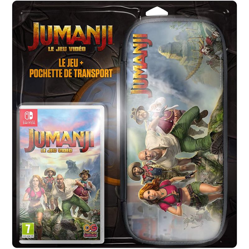 JUMANJI LE JEUX VIDEO + SACOCHE SWITCH