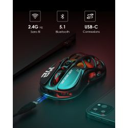 SOURIS GAMING GravaStar Mercury M2 Souris - Noir