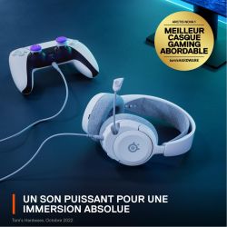 CASQUE SteelSeries Arctis Nova 1P (MULTI) BLANC