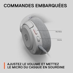 CASQUE SteelSeries Arctis Nova 1P (MULTI) BLANC