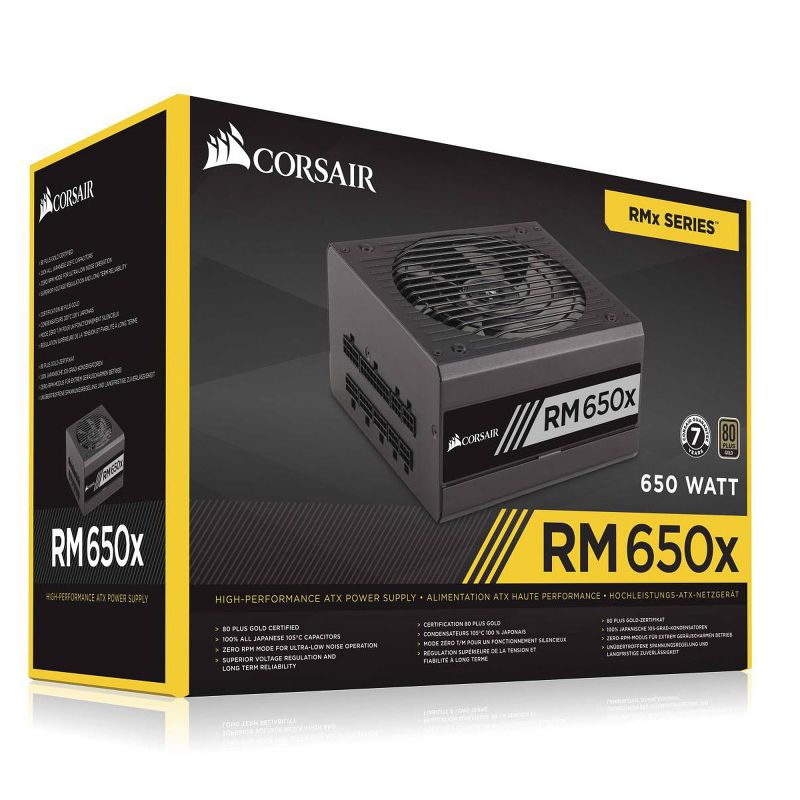 ALIM CORSAIR RM650X 80+ GOLD MODULAR