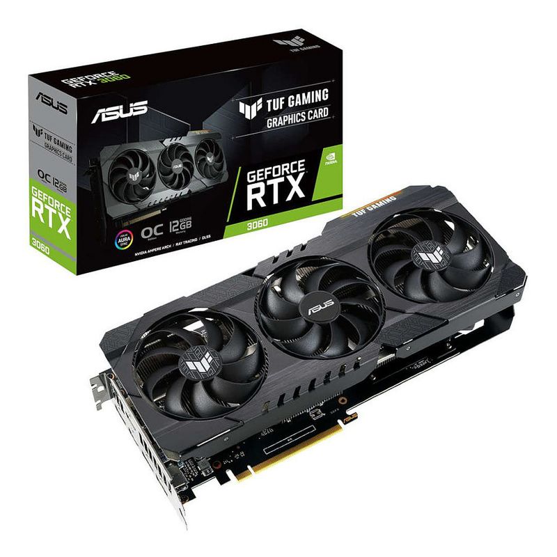 CARTE GRAPHIQUE ASUS RTX 3060 TUF GAMING O12G V2 CARTE GRAPHIQUE ASUS RTX 3060 TUF GAMING O12G V2