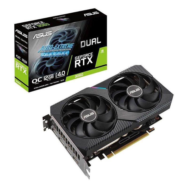 CARTE GRAPHIQUE ASUS DUAL RTX 3060 O12G -V2 CARTE GRAPHIQUE ASUS DUAL RTX 3060 O12G -V2