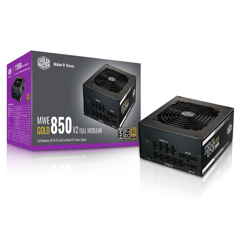 ALIM COOLER MASTER MWE GOLD 850W FULL MODULAIRE V2