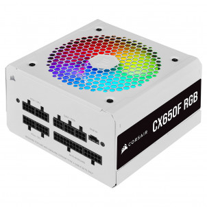 ALIM CORSAIR - BLANC 650W CX650F RGB 80+ BRONZE