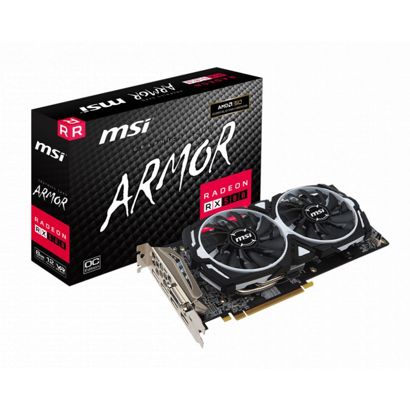 CARTE GRAPHIQUE MSI RX 580 ARMOR 8GO OC