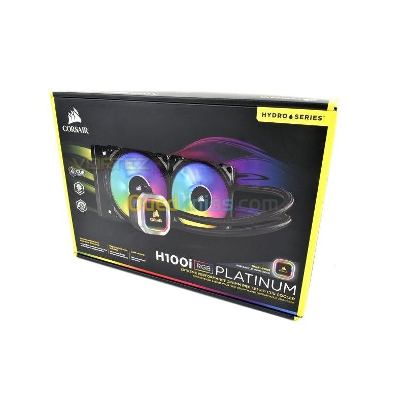 AIO WATER COOLING CORSAIR H100I PLATINUM SOCKET INTEL/AMD