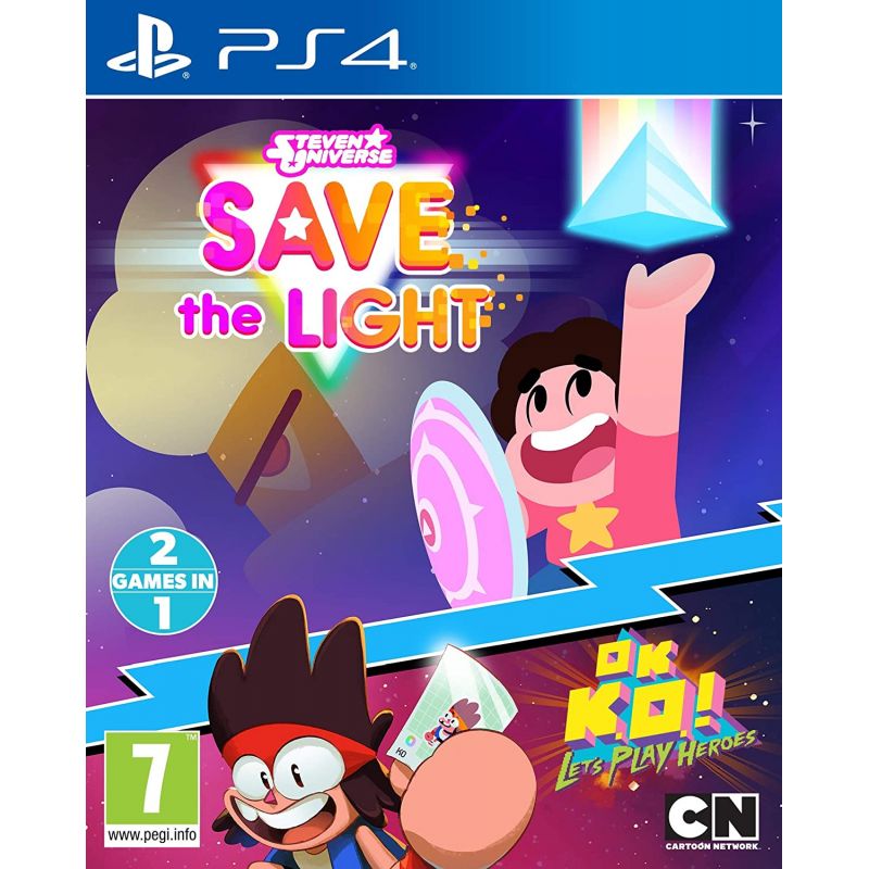 STEVEN UNIVERSE SAVE THE LIGHT & OK KO LETS PLAY HEROES PS4