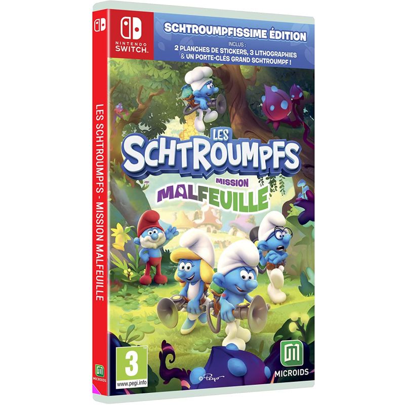 THE SMURFS (SCHTROUMPFS) : MISSION MALFEUILLE SMURFTASTIC EDITION SWITCH