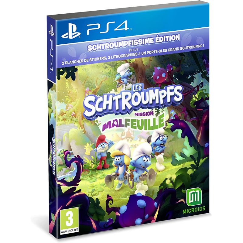 THE SMURFS (SCHTROUMPFS) : MISSION MALFEUILLE SMURFTASTIC EDITION PS4
