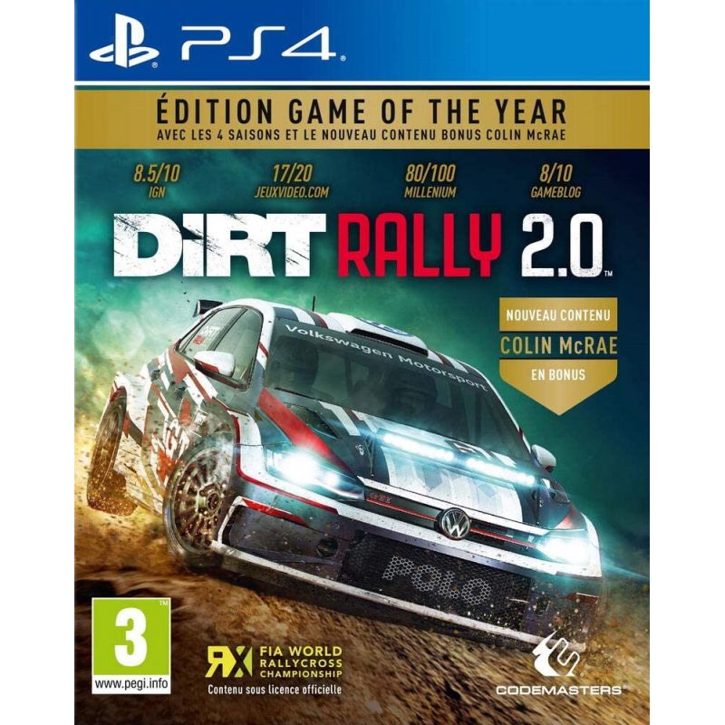 DIRT RALLY 2.0 GOTY EDITION PS4