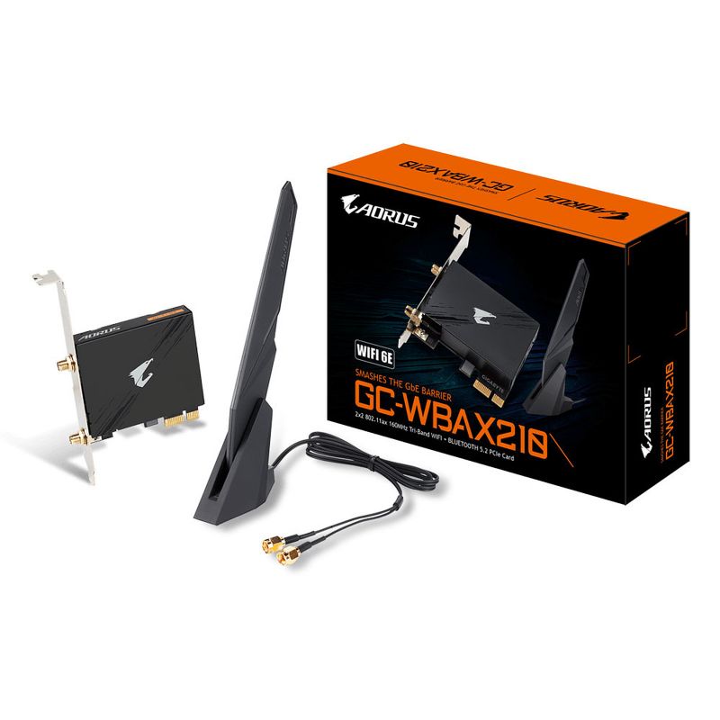 CARTE RESEAU PCI EXPRESS GIGABYTE GC-WBAX210 WIFI 6E + BLUETOOTH 5.2